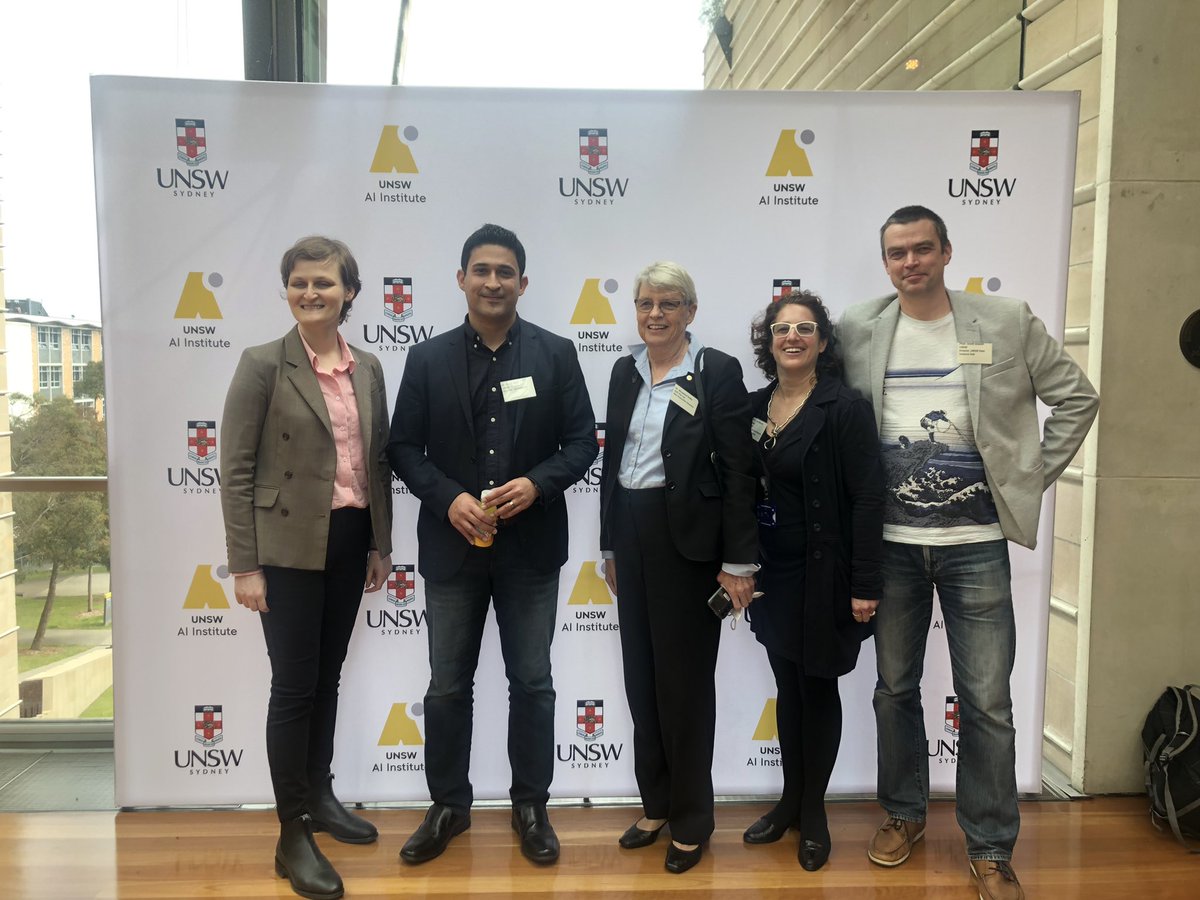 At the launch of @unsw_ai ! @stela @ABC_Research @lyria1 #unswailaunch #unswai