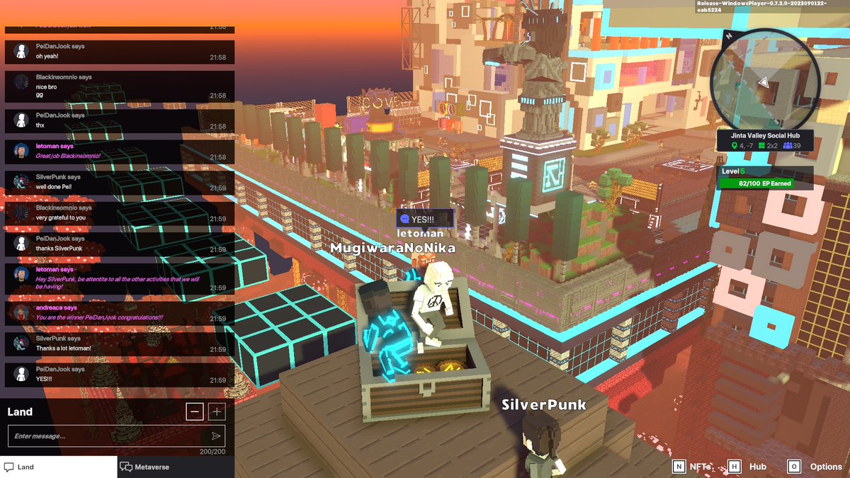 cctt123123's tweet photo. I am really loving the engagement in #SandboxAlphaS3. The ambassadors are making it extra fun with in-game events.  Can't wait to catch the next one!

@TheSandboxGame @Andreaca102 @MugiwaraNoNika1 @letomansandbox 

@LW72093231 @LeagueOfDevs https://t.co/ybjRx36DSd