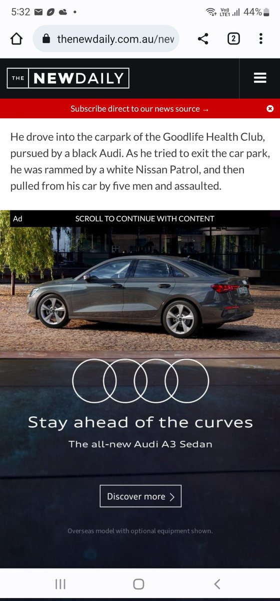 TV_baaack's tweet image. Appropriate tagging of news story about a murder? Killers drove a black Audi. Want to buy one? 😳
#AlgorithmFail