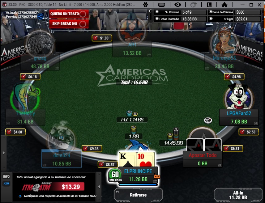 Caicedo_RJ's tweet photo. Mesita Final en #ACR $3.30 PKO $800 GTD
Vamos #ELPRIIINCIPE !!!!!! https://t.co/MhJmCSkPJB