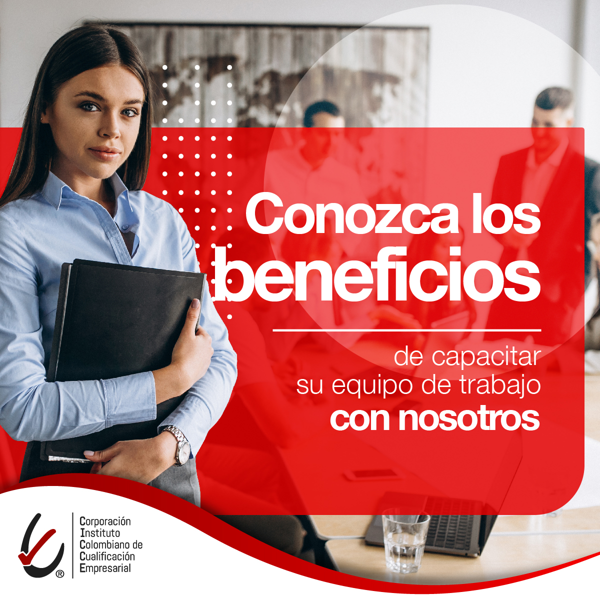 corpcicce's tweet photo. Beneficios de capacitar su equipo de trabajo con nosotros 1 Desarrollamos el contenido de la capacitación a la medida de sus necesidades
2 Estamos certificados en calidad ISO 9001
3 Capacitamos con enfoque humano buscando siempre un impacto positivo en cada uno los participantes https://t.co/UIHa5B2LKr
