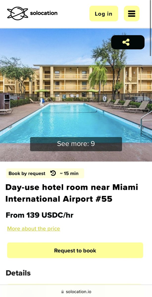 solocation_io's tweet photo. Solocation is in Miami 🔥🚨

✅ Excited to share the news that today we added our first location in Miami, Florida.

👉 You can now book a day-use hotel room if you have a layover at the Miami International Airport using Solocation

⚠️ Mint is today, stay tuned! 

#mintsoon #mint https://t.co/3I1xRpokGz