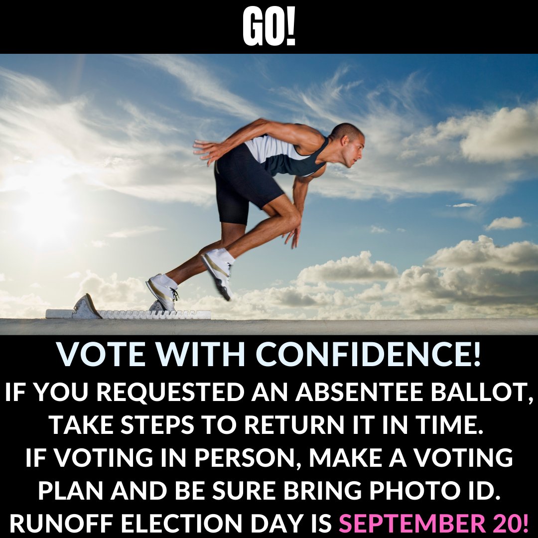 The Huntsville Municipal Election RUNOFF is in ONE WEEK on September 20th! 

District 2 (city council) and District 3 (school board)
This is a major opportunity to make big decisions for your community!

#Vote #GOTV #LWV #LWVTNV #MunicipalElections #VoteLocal #Huntsville