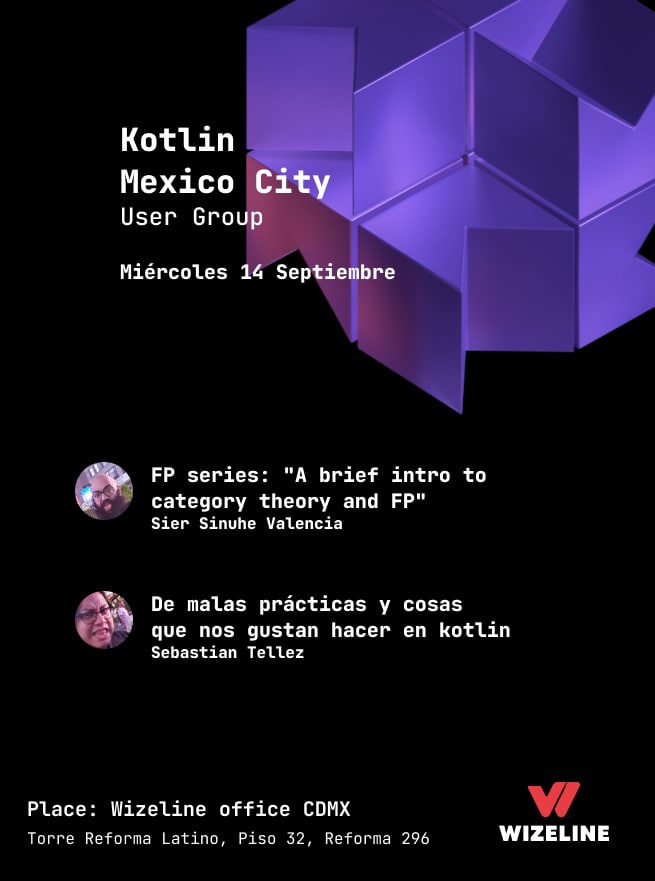 Sierisimo's tweet image. I'm giving a talk next Wednesday on Mexico city on the #KUGCDMX, see you there if you are interested on Functional Programming and bad words