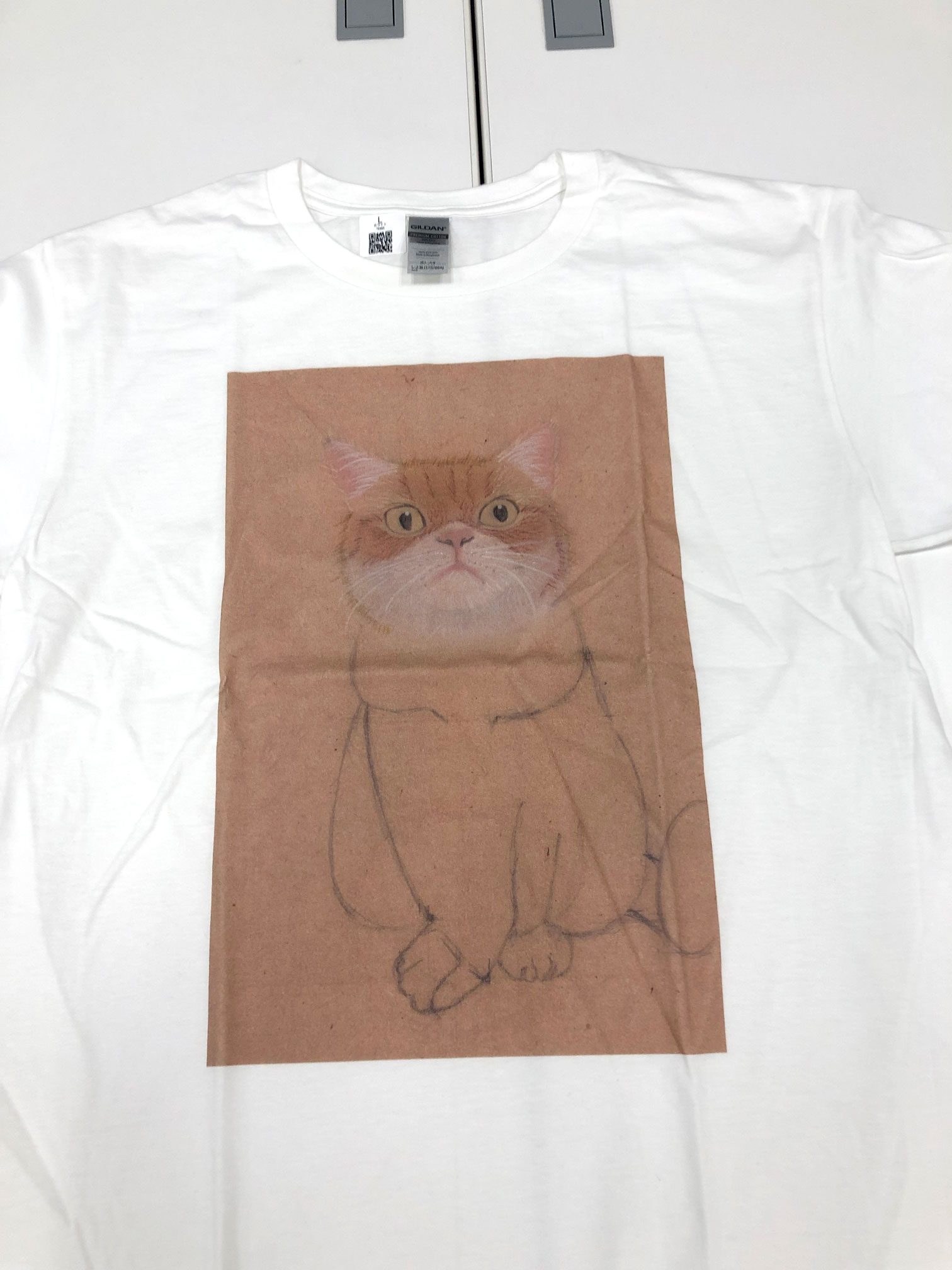 ミリオンライブ ミリオンラジオ 猫イラスト Tシャツ Lサイズ