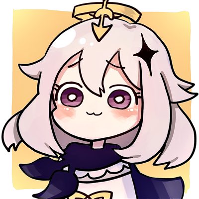 パイモン(原神) 「#新しいプロフィール画像 」|鼻の奥の米のイラスト