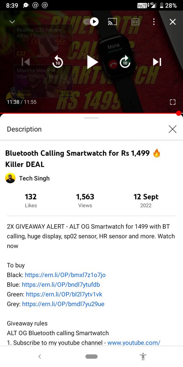 isandeepnatth's tweet photo. Thanks for the opportunity ๐ค @mrtechsingh @Smiley_Bharati
@SmartAnand07 @itsReemaB
@anublue30 @PranatiDey2
@SumitaSarkar18
#bluetoothcalling #budgetsmartwatch #Giveaway #mrtechsingh #techsingh https://t.co/3SpIU6zfJ2