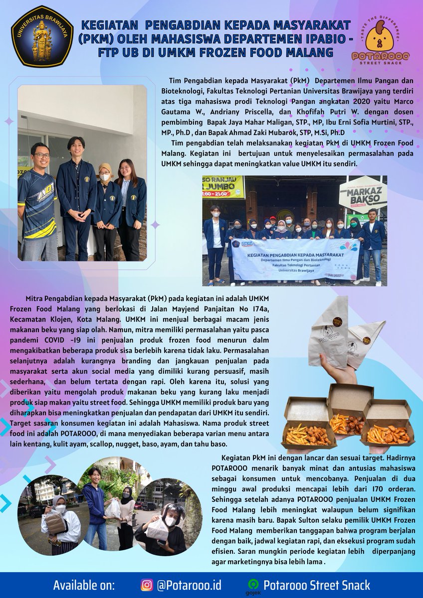 Halo warga Departemen IPABIO! 🙌🏼
Beberapa waktu lalu diadakan kegiatan pengabdian oleh mahasiswa departemen IPABIO nih!
Yuk kita simak 🤩