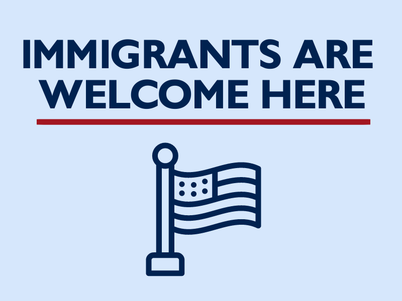 forum_together's tweet photo. Americans welcome immigrants. https://t.co/eSmMosqdKx