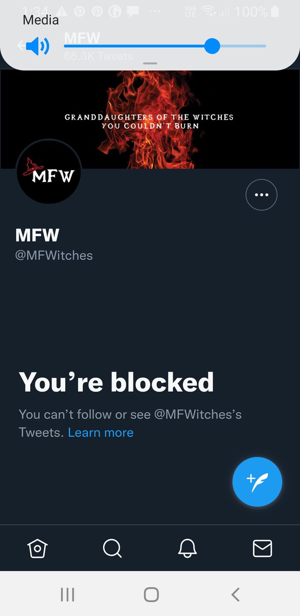 97a84a5f76ca49f's tweet image. I have been blocked by the Mad F&apos;n Witches. Oh dear, how sad, never  mind.  Is it something I said about their bad language and blasphemy? They must have taken it personally.