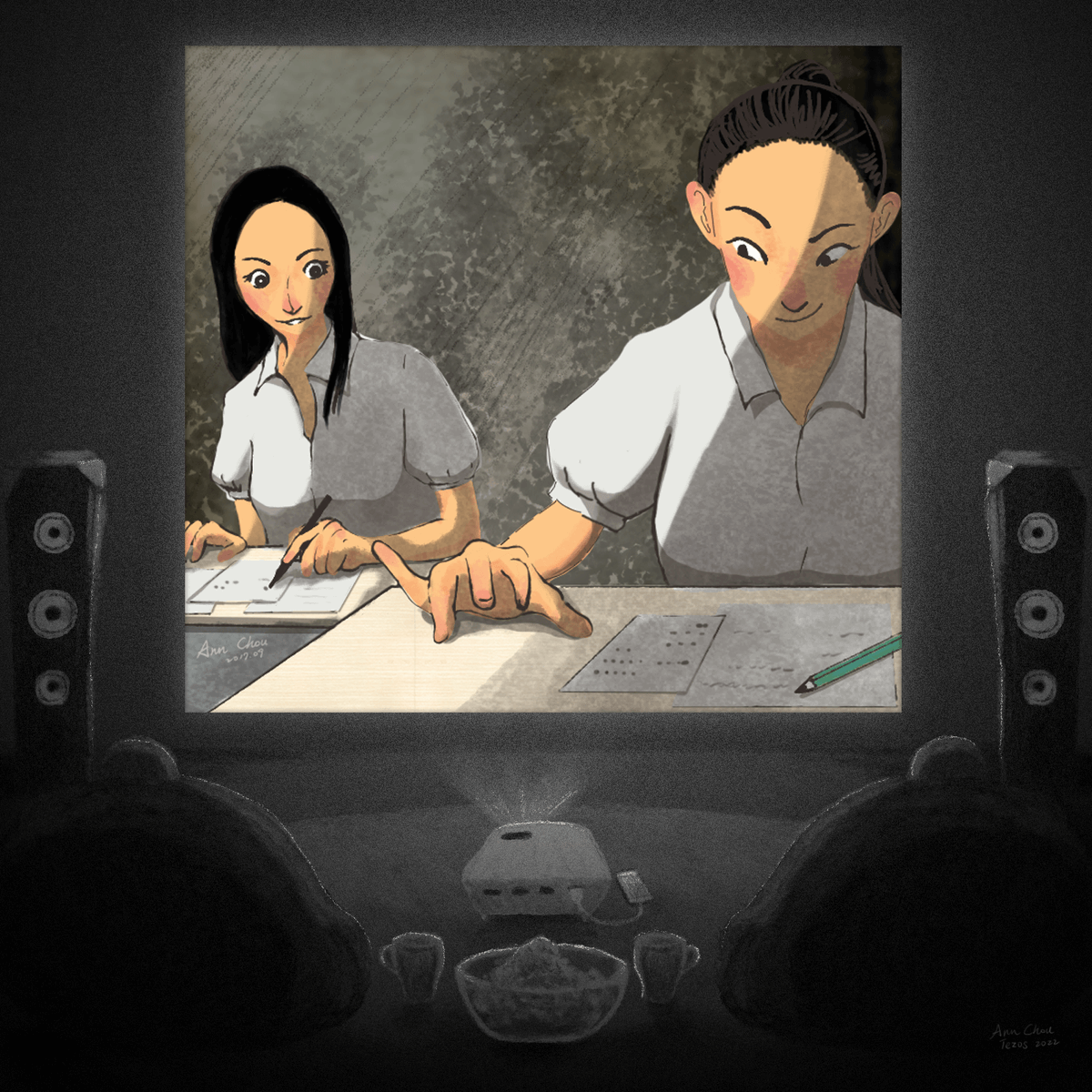 YSC1219's tweet photo. Have you ever seen @AnnChouIllust's movie paintings?
If haven't, here you now.😁
As a movie lover, I consider this series kind of special memory clips aside from existed commercial trailers or posters.
https://t.co/UwExLemh0k

#tezos #CleanNFT #movies #MoviePaintings https://t.co/0NLq80TWsm