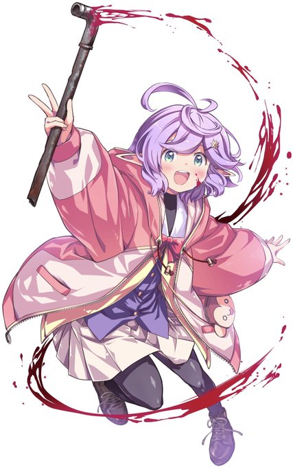 クズ先生の漫画、先行&amp;無料最新話本日更新です。
画像はメインヒロイン?🤔のクレイジーサイコエルフのパンジーちゃんです。無邪気な良い子ですので、皆さまよろしくお願いします。 