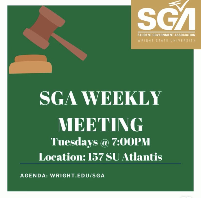 WSU Student Government Association (@sga_wsu) on Twitter photo All are welcome and encouraged to attend! Come get updates and information on different initiatives and changes happening on campus! All are welcome and encouraged to attend! Come get updates and information on different initiatives and changes happening on campus!