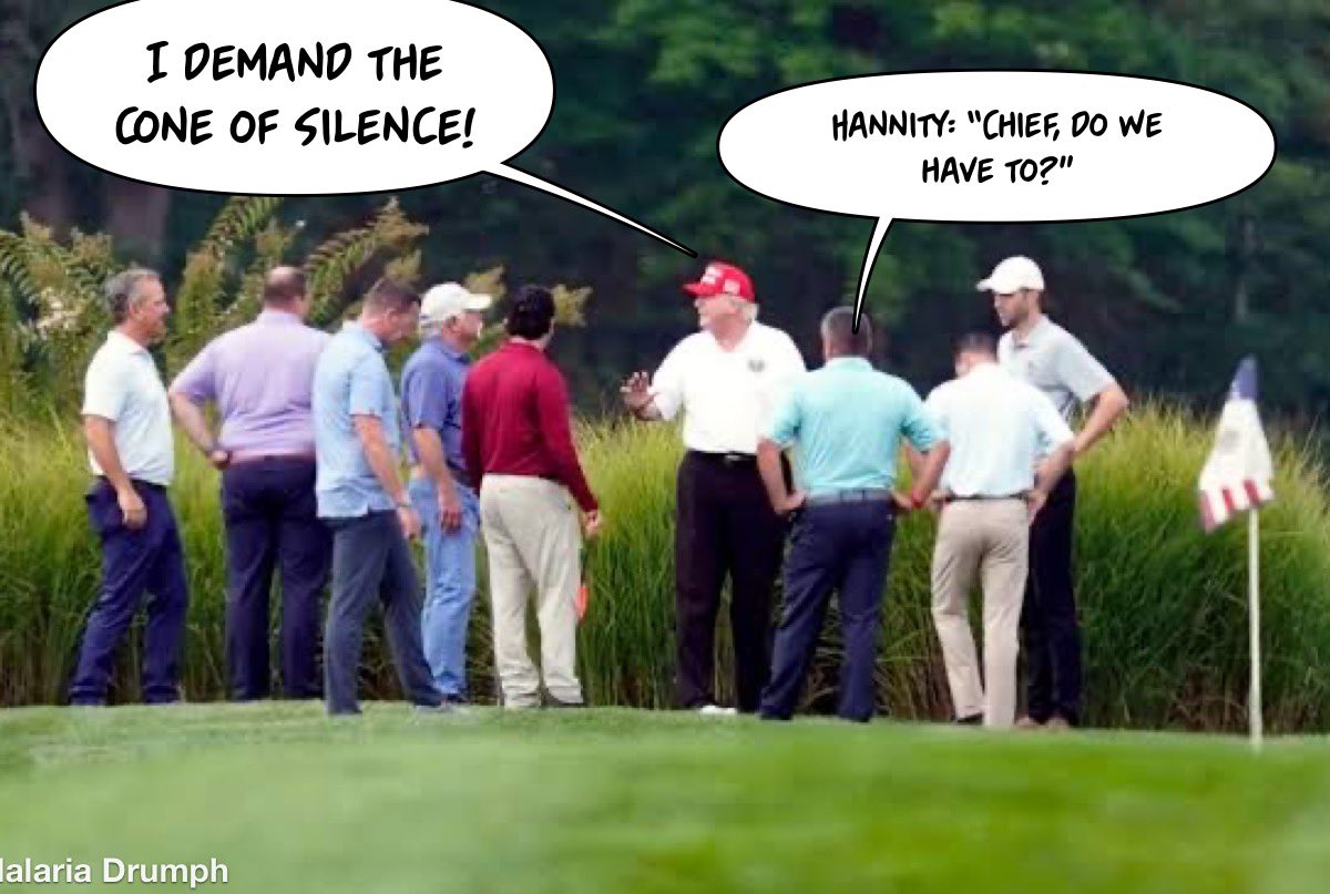 richard93984191's tweet photo. @OccupyDemocrats Trump: “I demand the cone of silence!”
#TrumpInDC #GOLF #golfshoes #hannity #FBI #sieze #TrumpStoleTheDocs #TrumpIsANationalSecurityRisk #coneofsilence #lindseygraham #FBI #MarALago https://t.co/irguSmbMvn