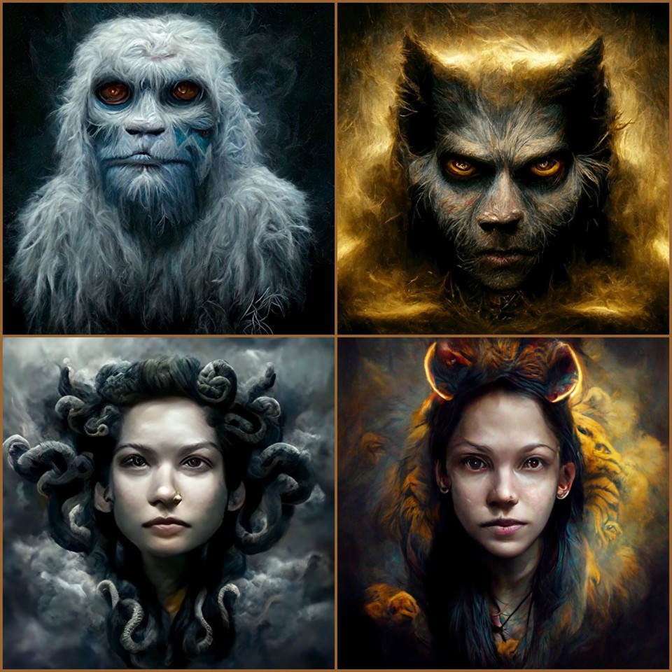 CreativeMessNFT's tweet photo. Portraits of Mythology
Collection that will contain portraits of 50 mythological creatures.
First 4 available for 15 $US
#nftcollectors #creativemessnft
https://t.co/C8EKrVu0fh https://t.co/9vagMSq4Ft