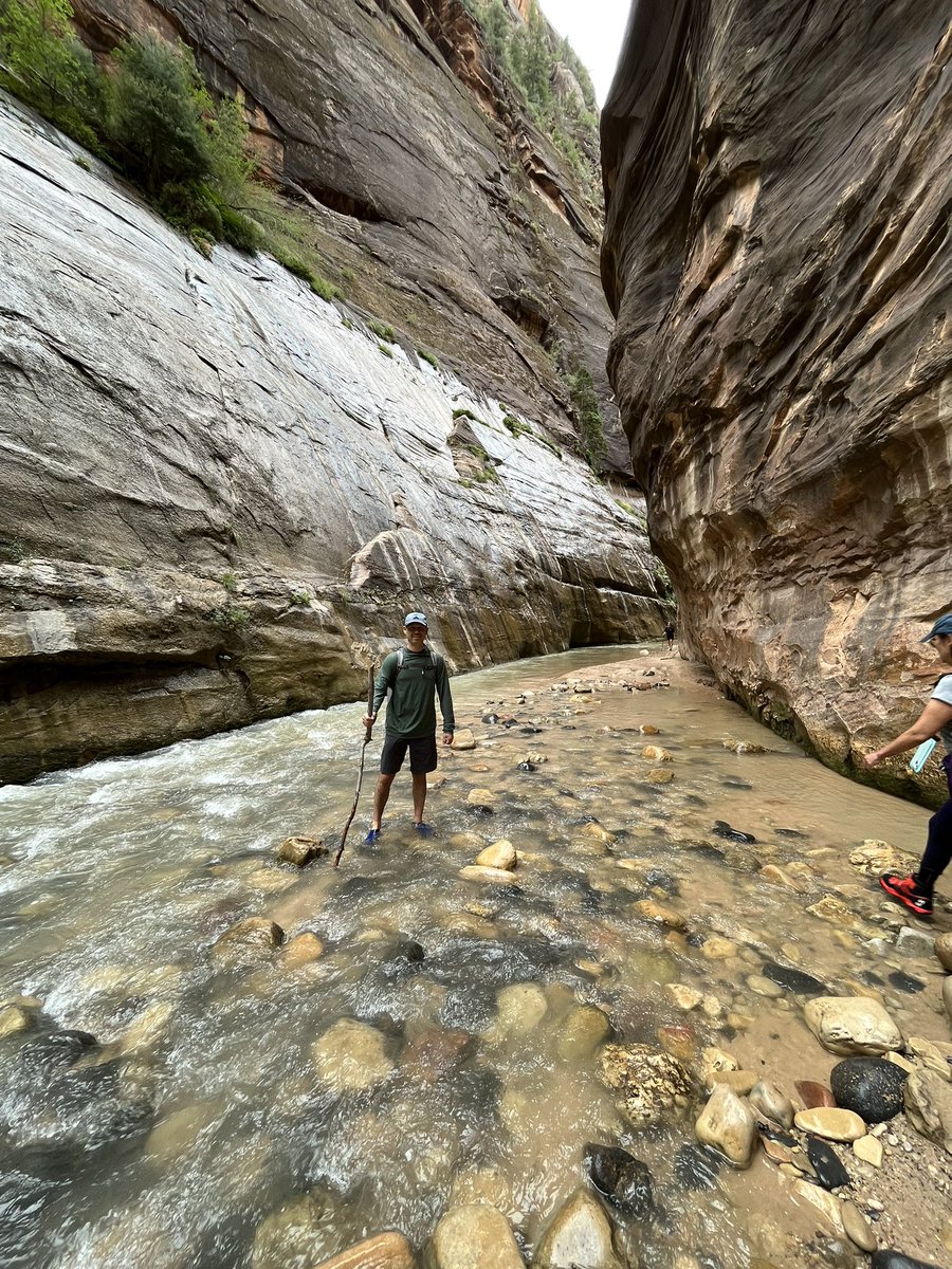 Rodak's tweet photo. The Narrows #ZionNationalPark #Mighty5 https://t.co/8GFAFp0ISK
