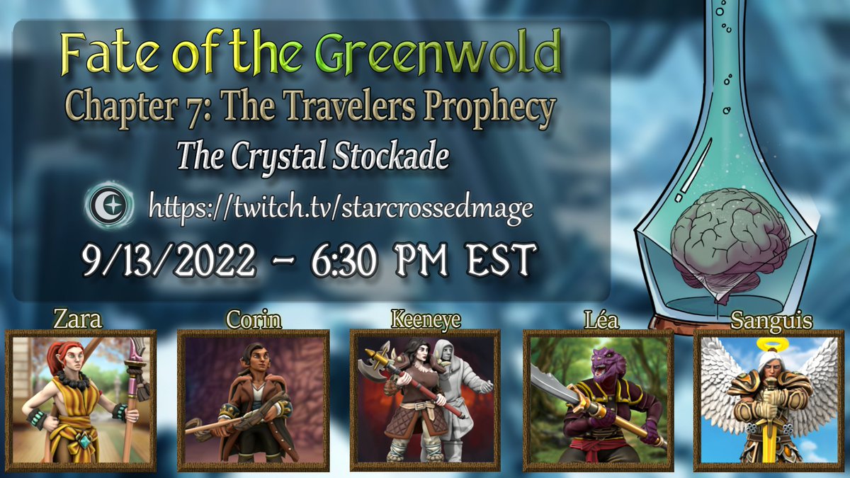 starcrossedmage's tweet photo. Join us tomorrow evening for the triumphant return of the Oathbound Ones. https://t.co/9cwyS3UBnS