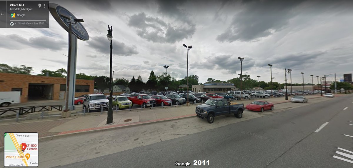 Detroit Street View on Twitter "Ferndale, Woodward Ave, 1940's2021