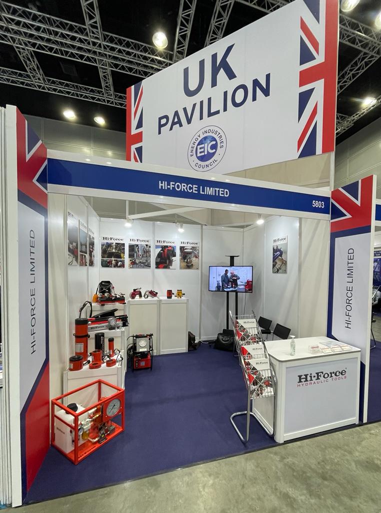 HiForceLimited's tweet photo. Hi-Force is excited to be back at @OGA_Series 2022 in Kuala Lumpur! Join us at Stand 5803 in the UK Pavilion to learn more about our products and how we can support the oil & gas and petrochemical industries. #hiforce #hydraulictools #oilandgasasia #OGA2022 https://t.co/TC69t5tjIE