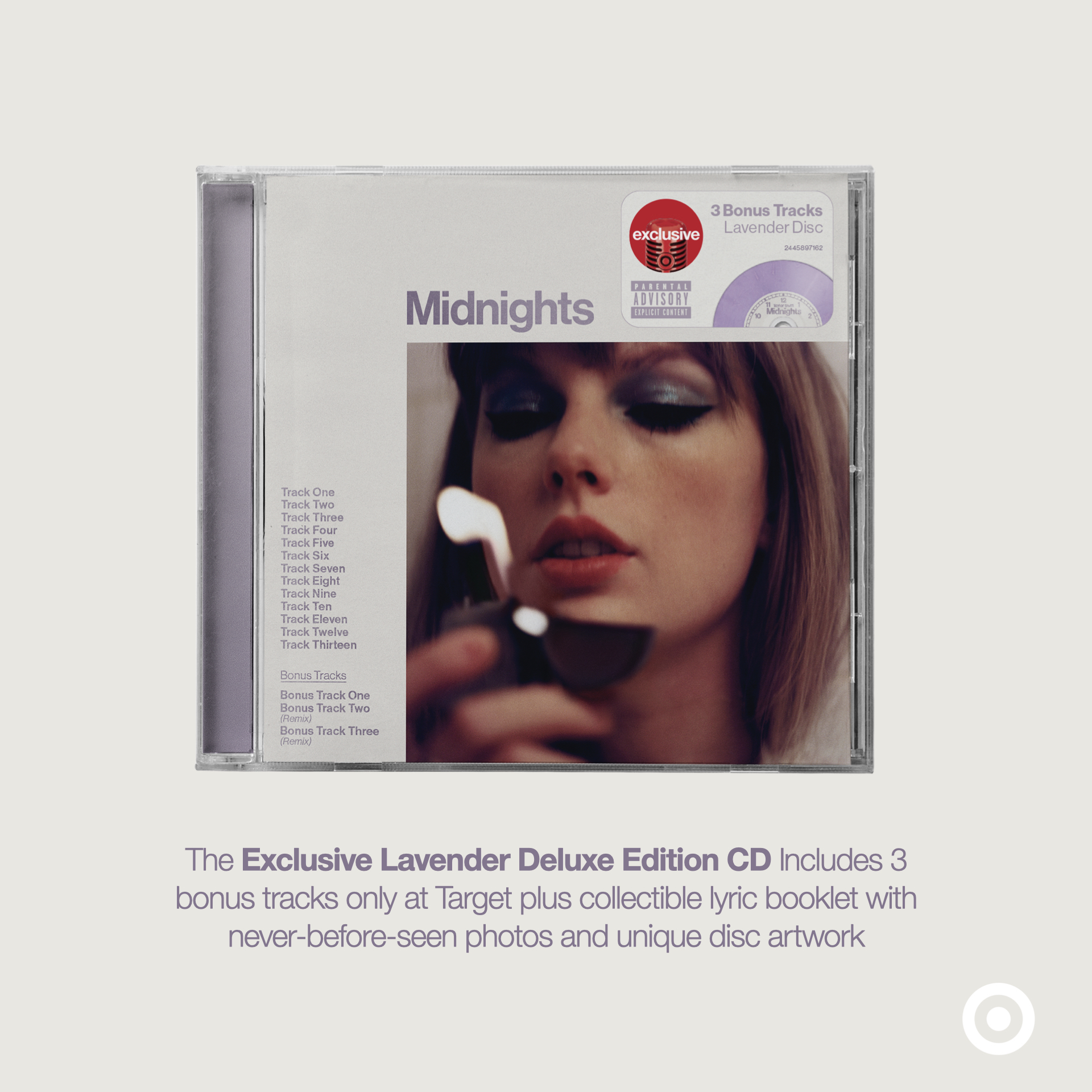 テイラースウィフト　TheErasTourBook Target 新品未開封 Taylor Swift - Midnights (Target Exclusive Lavender Disc, CD