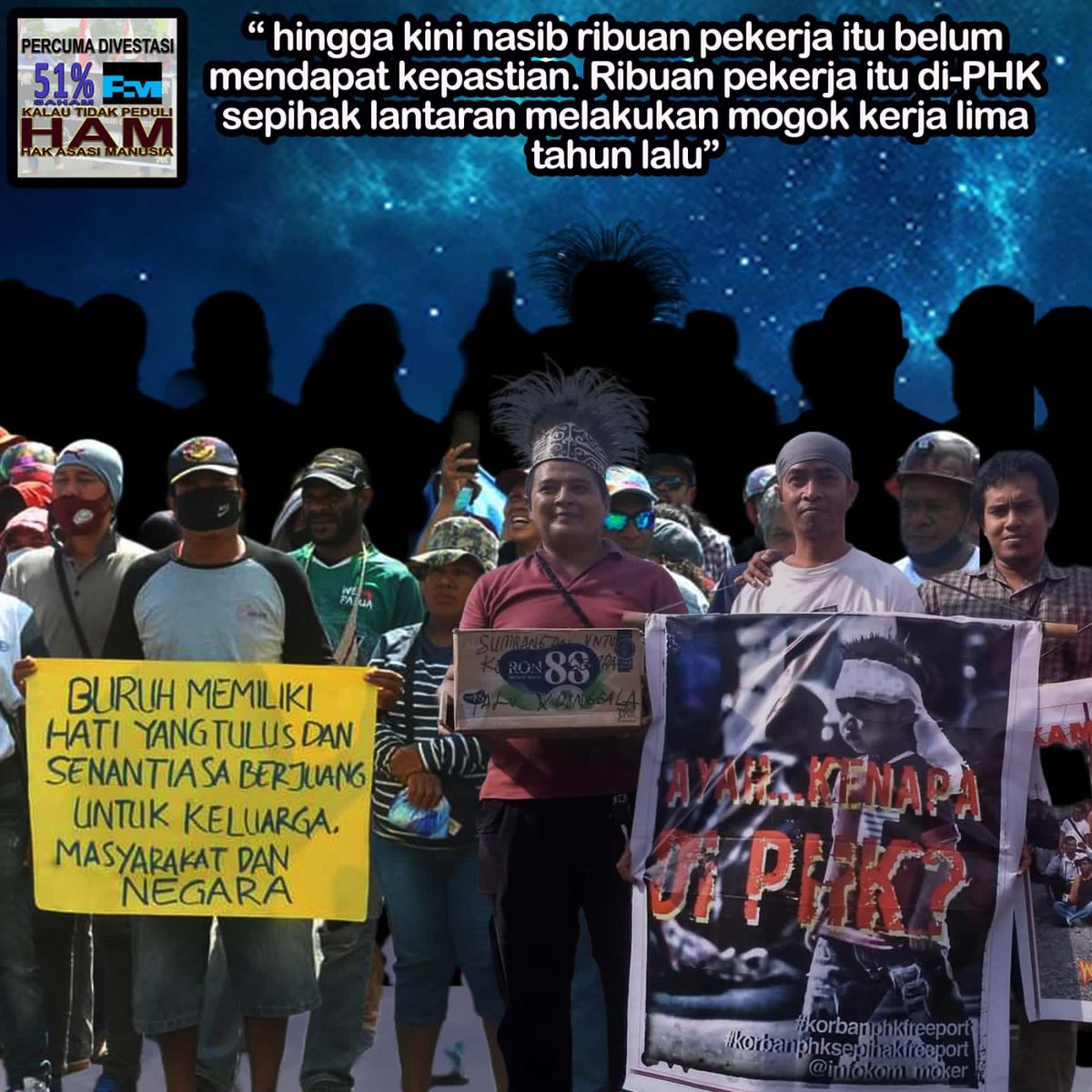 Pak jokowi masih ada korban divestasi51%@ituc <a href="/ilo/">International Labour Organization</a> <a href="/SharanBurrow/">Sharan Burrow</a> <a href="/IndustriALL_GU/">IndustriALL 🦋 @industriall-union.org</a> <a href="/g20org/">G20 United States</a> #BBMNaikRakyatRevolusi #G20Indonesia