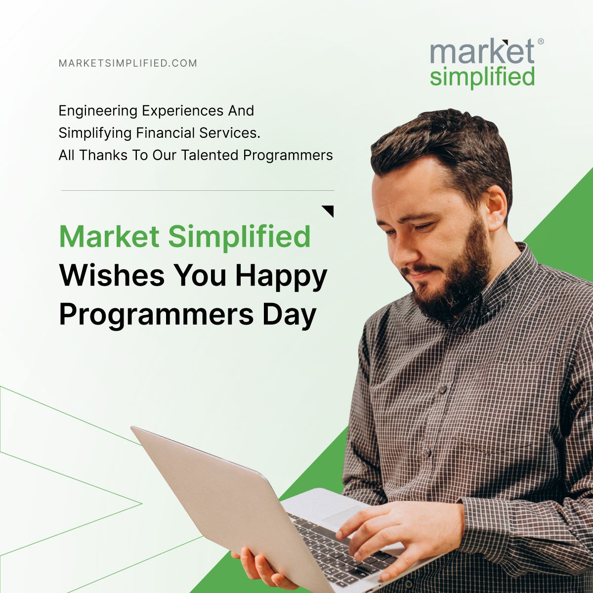 MarketGoMobile's tweet photo. Simplifying solutions is the base of good programming. #MarketSimplified team is passionate about simplifying solutions for the #Fintechsector. Wishing you #HappyProgrammersDay!
Learn more about us - https://t.co/wZEm8LikCT
.
.
#SimplifyWithUs #ExperienceEngineering https://t.co/q9RlrTxaSJ
