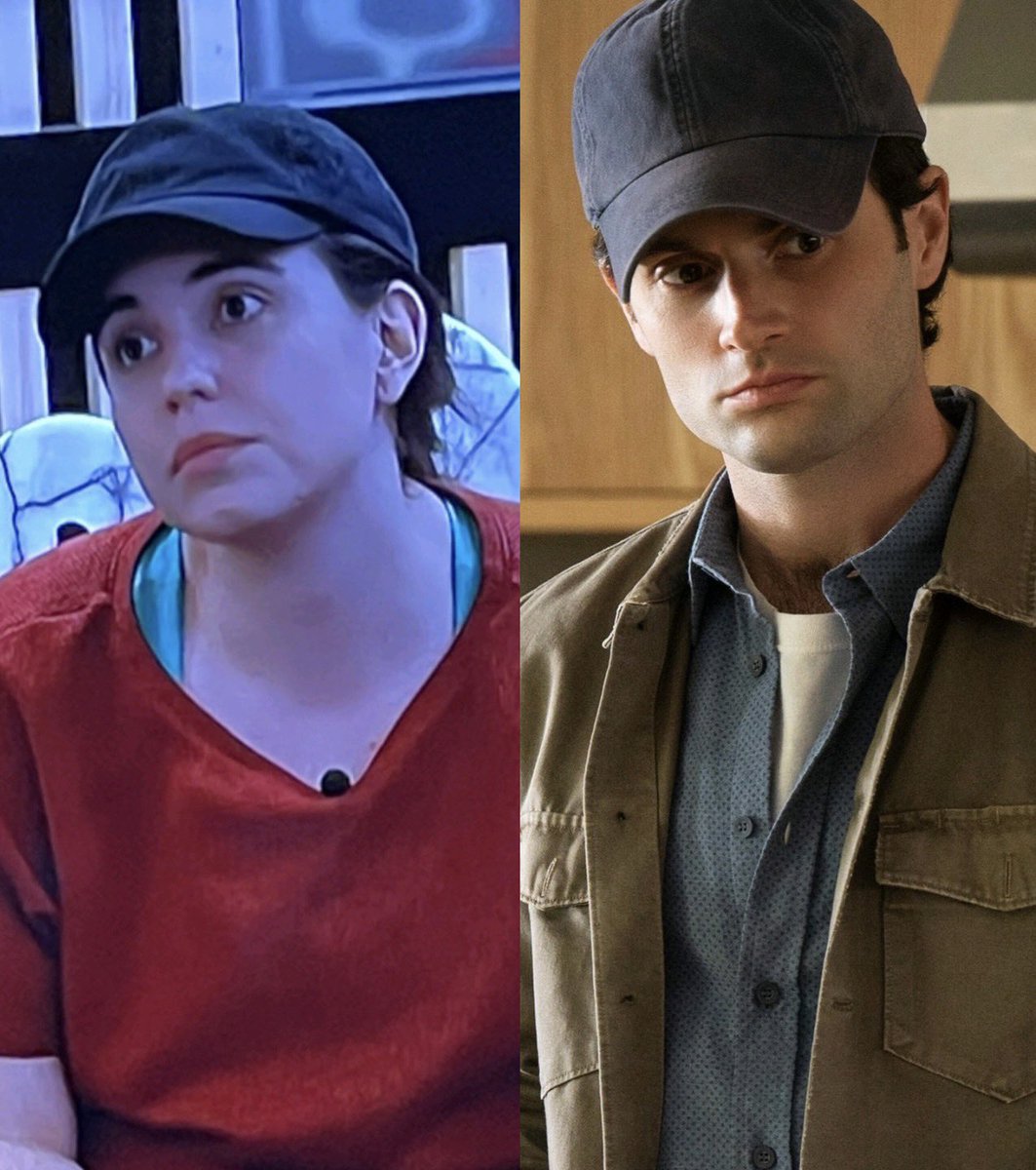 craw4d's tweet image. Why does she always look like Joe from You? #bb24 #bigbrother