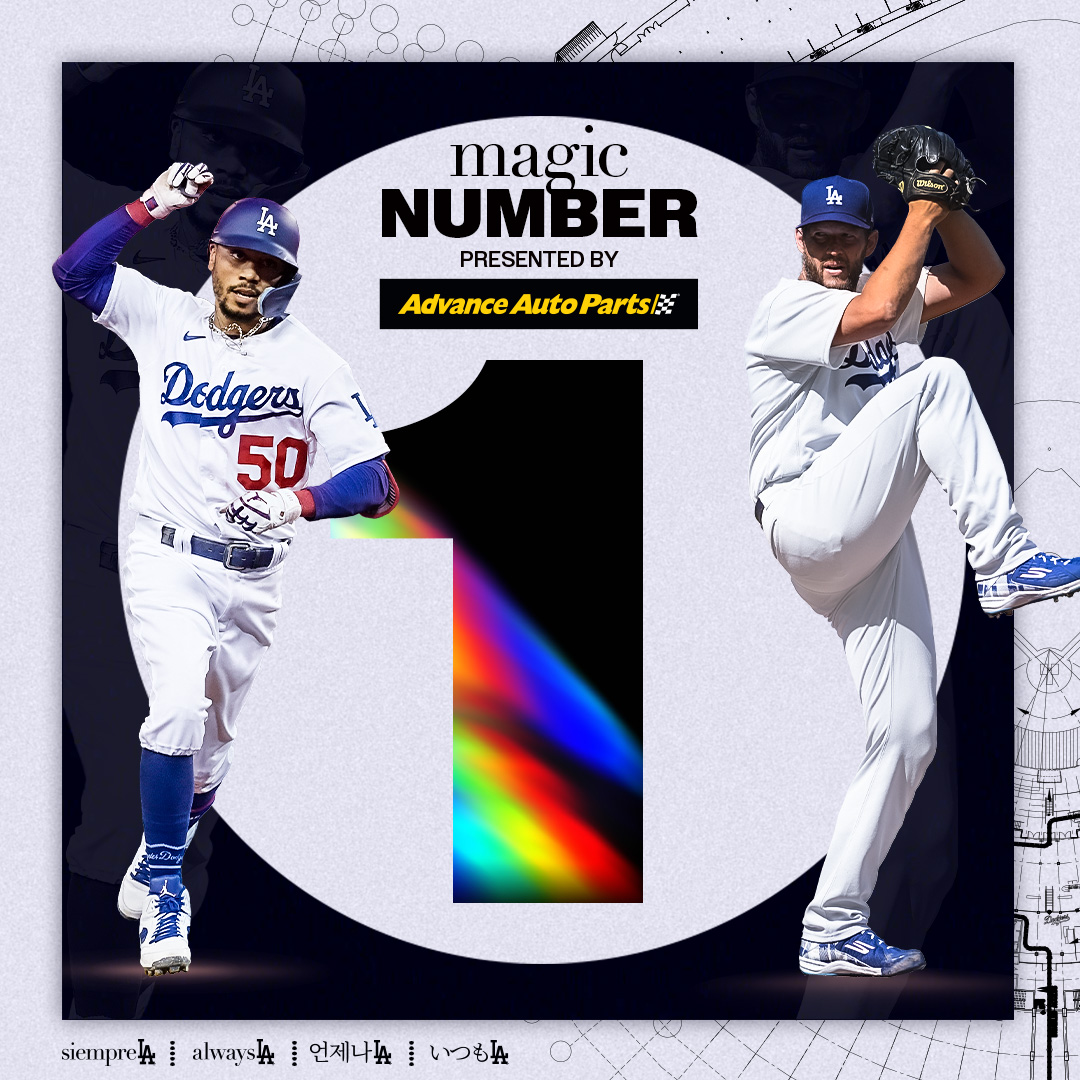 Los Angeles Dodgers on Twitter "1. Magic number to advance, presented