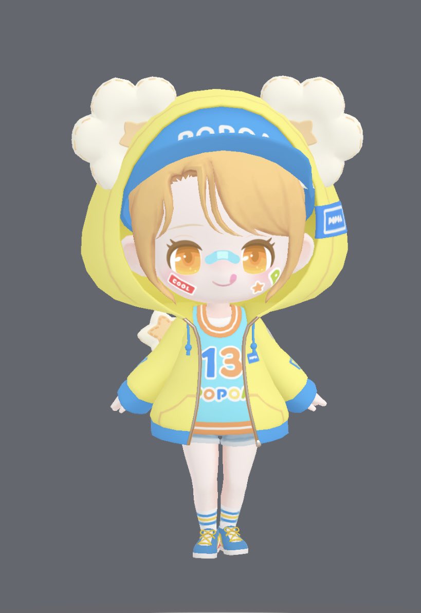 mel_pkpia's tweet photo. ちょこちょこ買ったー☺️
全角度から撮るww
くま耳パーカー"(∩>ω<∩)"♡
#ポケピア
#POPOA https://t.co/PieRYy3ryG