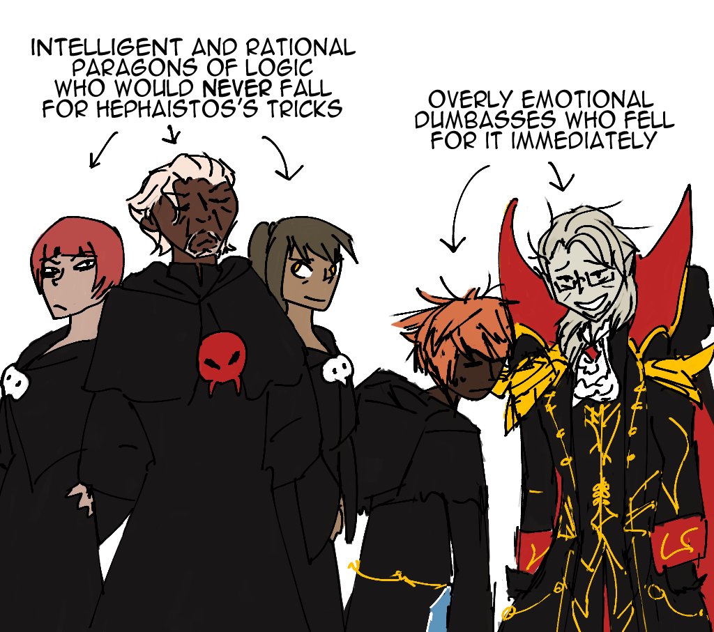 6.2 spoilers / two sides of the same cringefail coin #ffxivart