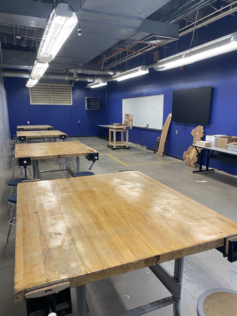 Our newest classroom… industrial arts with Mr. Gill! We are so excited for him to be joining the Borman team. ⁦<a href="/BormanCSD83/">Borman Elementary</a>⁩