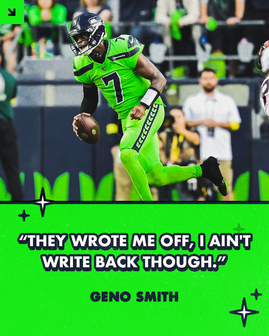 Seattle Seahawks on X: "Not outside noise here. https://t.co/coqxL3AVjN" / X