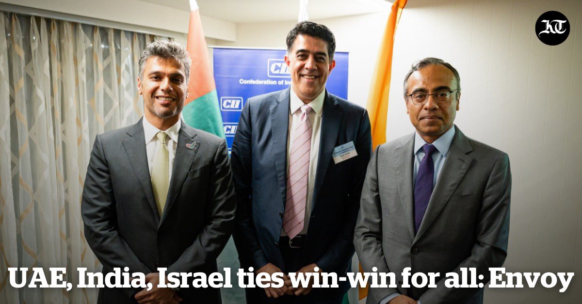 With the pandemic nearing its end, the #UAE has moved swiftly since to sign bilateral Comprehensive Economic Agreements with both India and Israel. It has plans for over 20 such bilateral agreements with other countries. 

khaleejtimes.com/mena/uae-india…
<a href="/AmbAlKhaja/">Mohamed Al Khaja</a> <a href="/UAEinIsrael/">UAE Embassy in Israel</a>