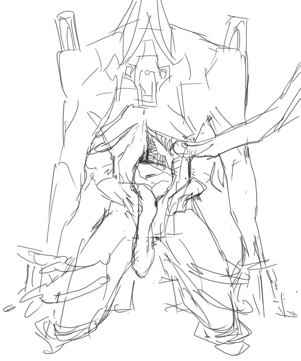pienpienbb's tweet photo. #nekros #warframe 
我也不知道我在画什么 https://t.co/sKJ3DSsFhR
