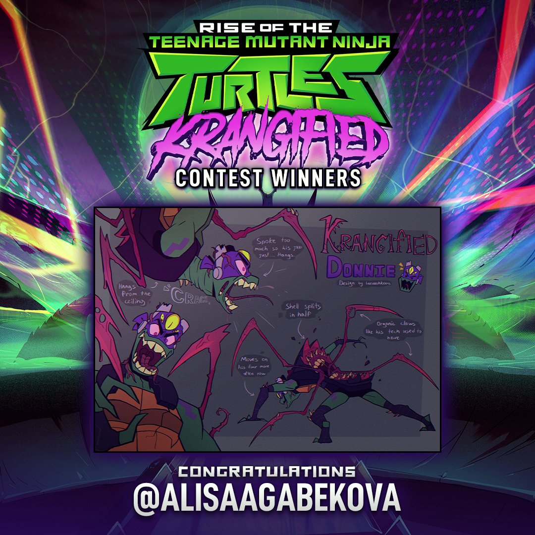 TheColinStein's tweet photo. You've all been so patient and we can finally announce the #Krangified contest winners! @theroomacattack , @AlisaAgabekova, and @wacky_skiff will all be getting a Krang key and a #RiseoftheTMNTmovie prize pack! https://t.co/Q53HjFRfrO