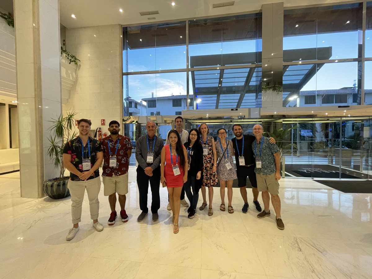 The Craik Group (@thecraikgroup) on Twitter photo Great to catch up with some Craik group alumni as well as current members at the 36th European Peptide Symposium in Sitges 🥳🍾
#36EPS #EPS2022 #12IPS
<a href="/EurPepSoc/">European Peptide Society</a> <a href="/fnadalbufi/">Ferran Nadal-Bufi</a> <a href="/EdinMuratspahic/">Edin Muratspahic</a> <a href="/AnneConibear/">Anne Conibear</a> <a href="/Quentin_Kaas/">Dr Quentin Kaas</a> <a href="/CrystalHuangYHH/">Yen-Hua Crystal Huang</a> <a href="/ABh6395/">Abhishek Bajpai, PhD</a> <a href="/TristanJTyler/">Tristan Tyler</a> <a href="/GrgoirePhilipp3/">Grégoire Philippe</a> Great to catch up with some Craik group alumni as well as current members at the 36th European Peptide Symposium in Sitges 🥳🍾
#36EPS #EPS2022 #12IPS
<a href="/EurPepSoc/">European Peptide Society</a> <a href="/fnadalbufi/">Ferran Nadal-Bufi</a> <a href="/EdinMuratspahic/">Edin Muratspahic</a> <a href="/AnneConibear/">Anne Conibear</a> <a href="/Quentin_Kaas/">Dr Quentin Kaas</a> <a href="/CrystalHuangYHH/">Yen-Hua Crystal Huang</a> <a href="/ABh6395/">Abhishek Bajpai, PhD</a> <a href="/TristanJTyler/">Tristan Tyler</a> <a href="/GrgoirePhilipp3/">Grégoire Philippe</a>