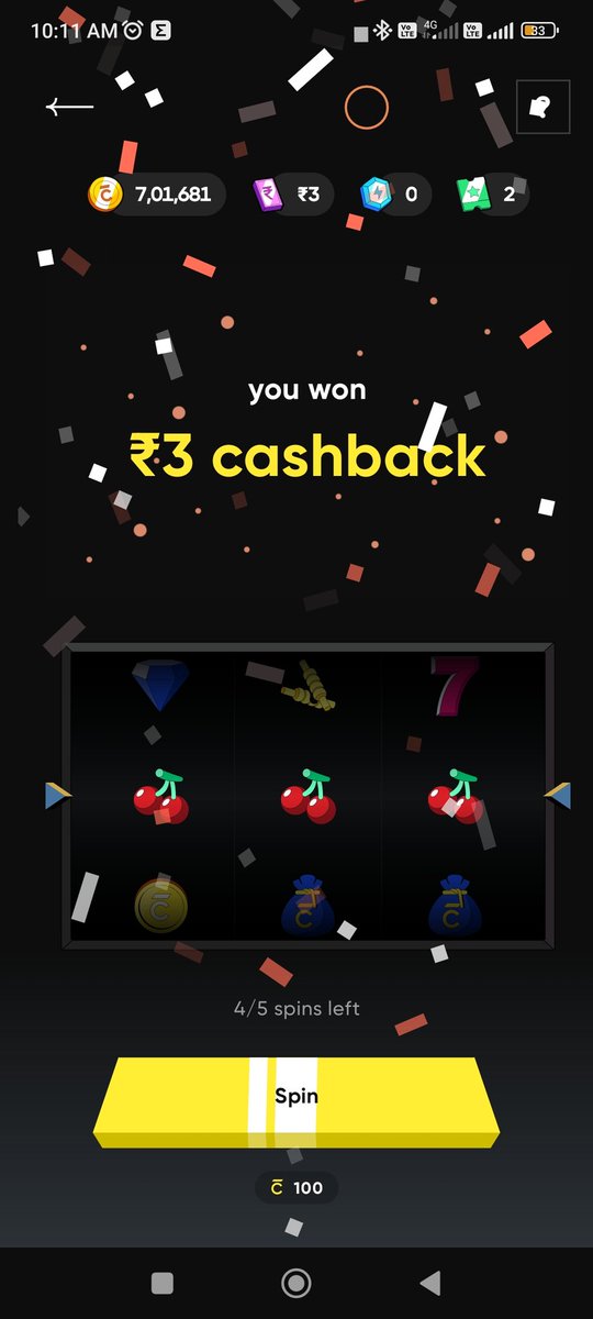 ingsiraj's tweet photo. 3.00 returns! @CRED_club @kunalb11 thanks for rewarding me lavishly with my new favourite single digit number! Reminds me of my kid days when these pennies bring you enormous joy! https://t.co/oehGvLFl7g