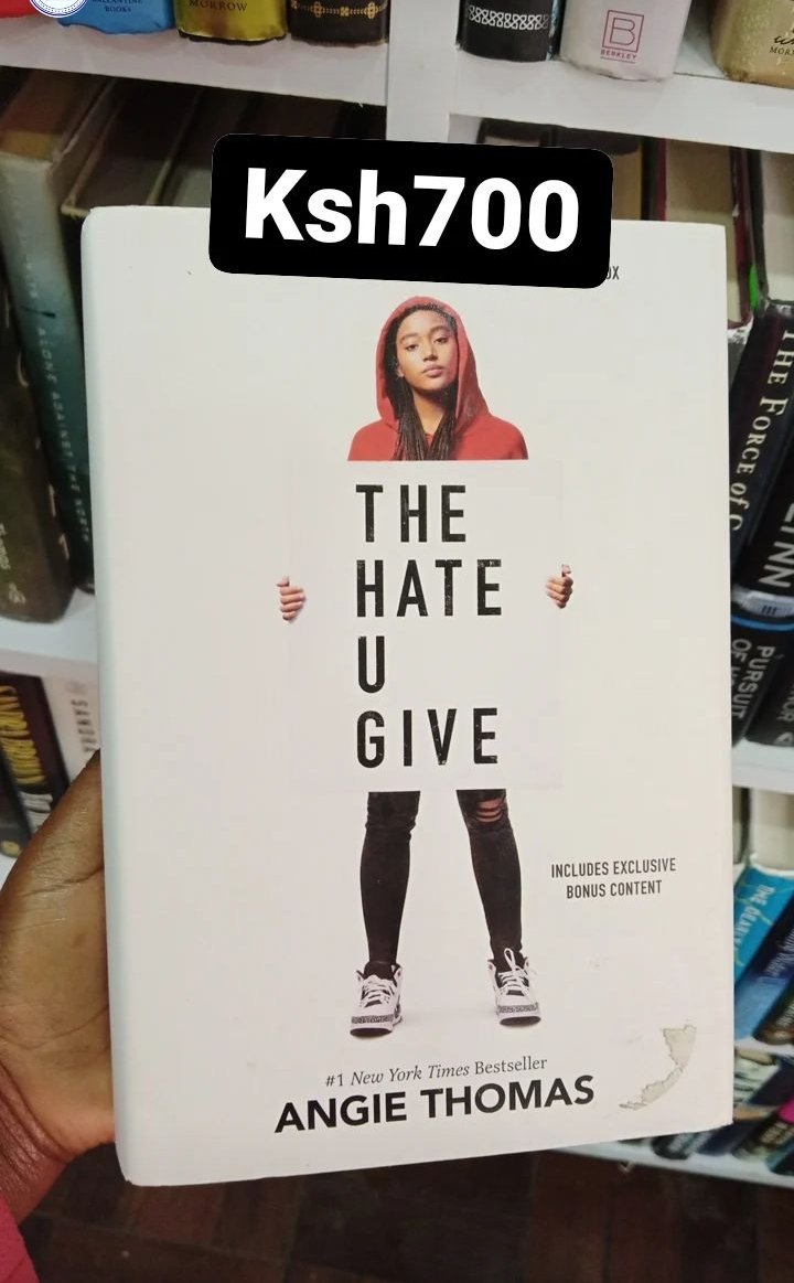 The Hate U Give

The Hate U Give is a Young Adult novel by Angie Thomas that was on the New York Times YA best seller list for 50 weeks.

The book was banned in 2017 in Katy Independent School District in Texas for drug use and explicit language

Available: 700/= https://t.co/etfEW7ZwgU