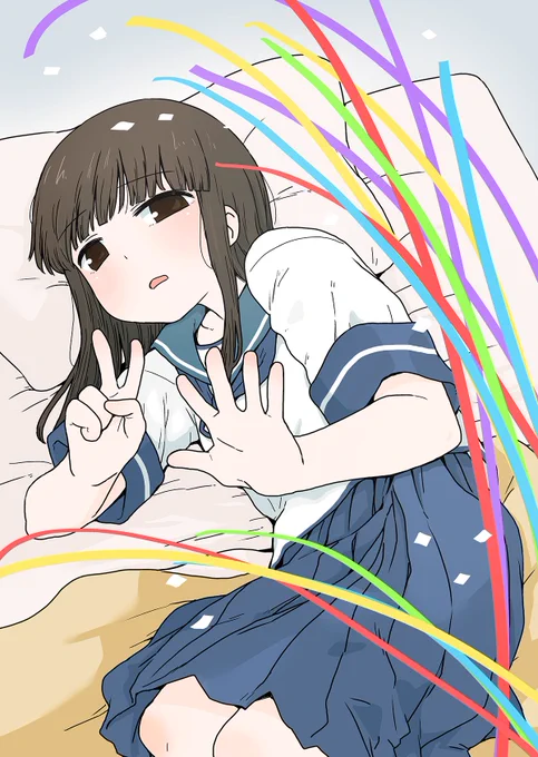 9/29(木)今年は進水日!初雪オンリー「うむ、いきます7戦目」記念イラスト描きました!! 