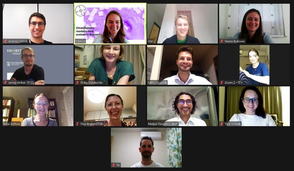 SLOinJP's tweet photo. First virtual meeting of Slovenians, educated abroad and living in Japan, organised by Društvo VTIS on September 12th 2022. Participants discuss life in Japan and activities of Društvo Vtis. Join us at our next meeting in December 2022. @DrustvoVTIS @uradslovenci @MZZRS @MIZS_RS https://t.co/bvcvuGOcqX