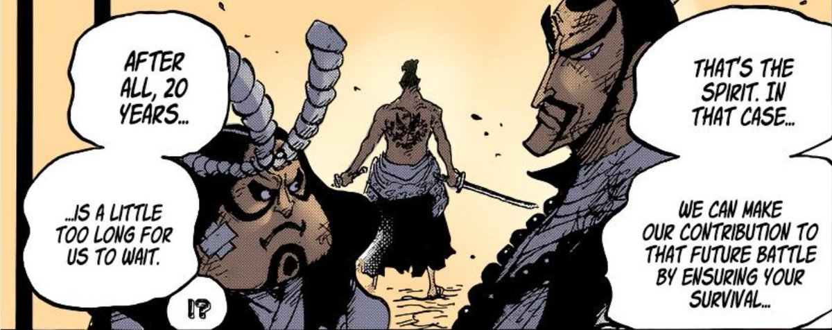 shout out to these chads for breaking yamato out of prison.  #ONEPIECE