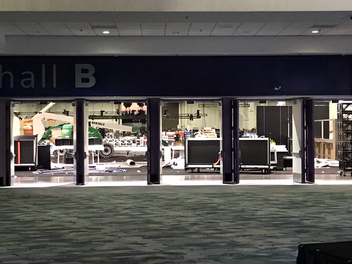 MagicAndWalnut's tweet image. The #D23Expo show floor at the Anaheim Convention Center is being dismantled fast! Here’s what the inside looked like just 24 hours after the event ended: