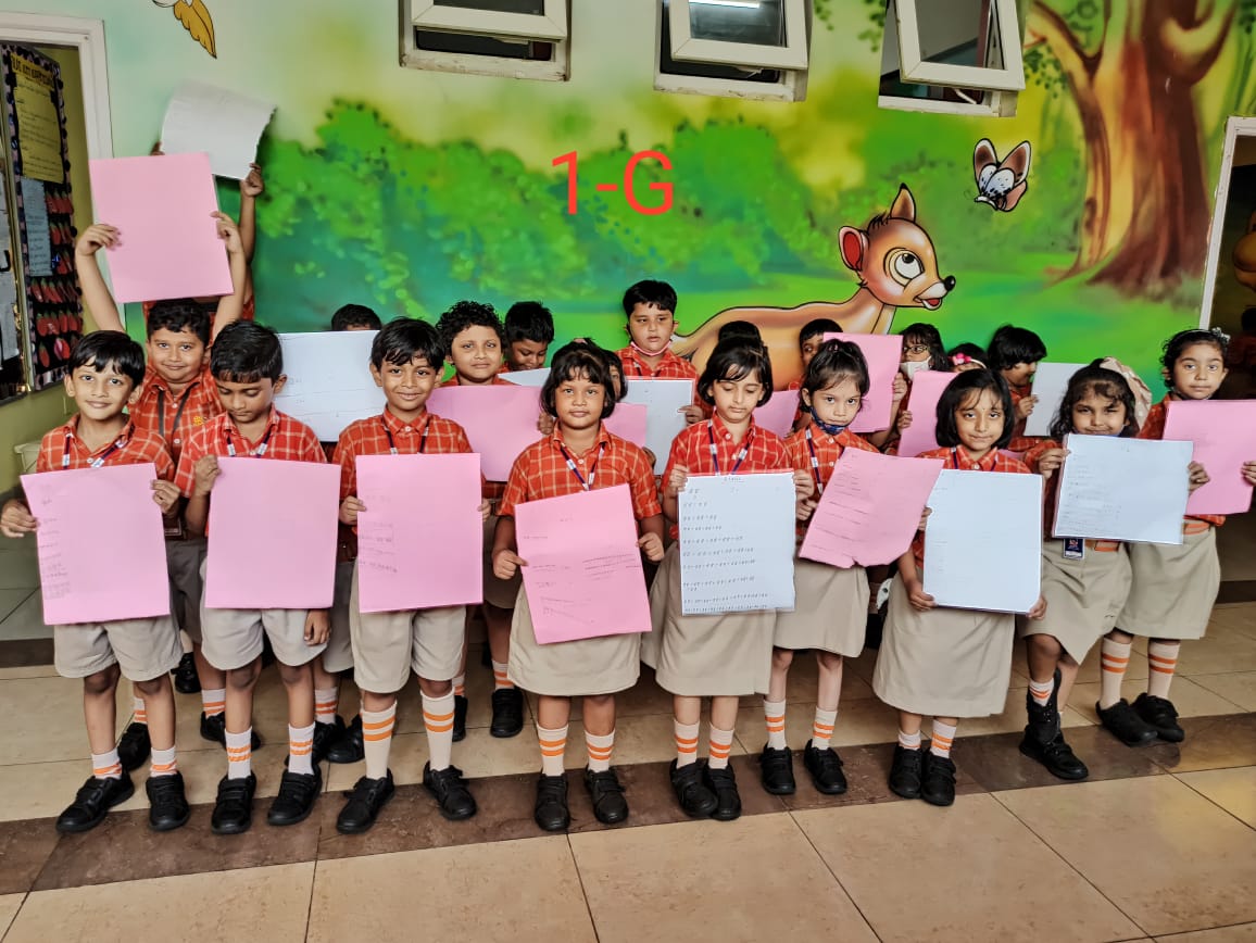 SAI_Edu_In's tweet image. Little SAIoneers of Class-I proactively engaged themselves in an enriching maths session where they learnt the tables of 2, 3, 5 and 10 with the help of some interesting activities using paper cutouts and stars.
#Learningtables
#Mathisfun
#ActivityBasedLearning