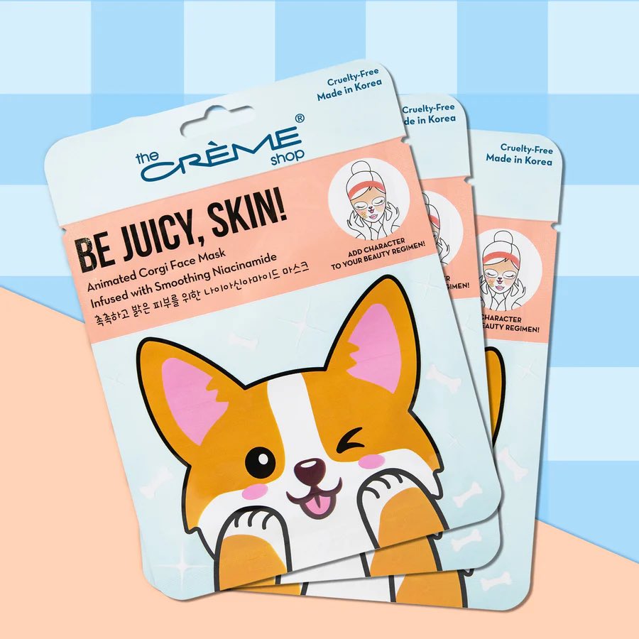 TheCremeShop's tweet image. PICK ONE 🐾💫
juicy corgi VS plump french bulldog
#sheetmasks #kbeauty