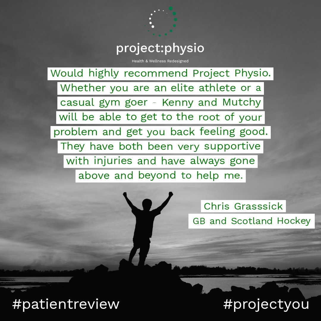 ProjectPhysio's tweet photo. #PatientReview

We always appreciate a patient review

Kind words from ex GB and Scotland Hockey captain Chris Grassick @Grassick8 
@ScottishHockey 
@Blue_Sticks 

For more on project: physio head to https://t.co/AfZ5jHPm09

#patientreviews #projectphysio https://t.co/febYwOmgnx