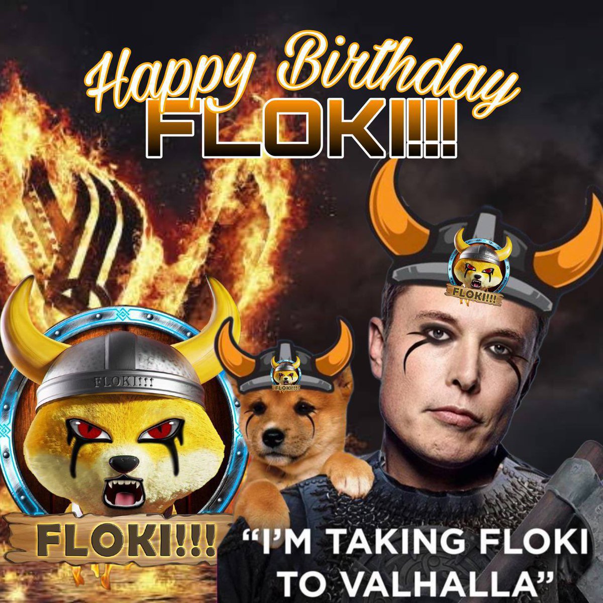 Erick_Richardo's tweet photo. Happy birthday to your best floki elon!!! @elonmusk hope he's fine, wanna see the face of ur floki this year must be happy having u as a owner โค๏ธ
#FLOKI2EARN #FLOKIII #BSC #BNB #MOONSHOT #1000X $FLOKI!!! @Floki2earn https://t.co/L0X0SywgCv