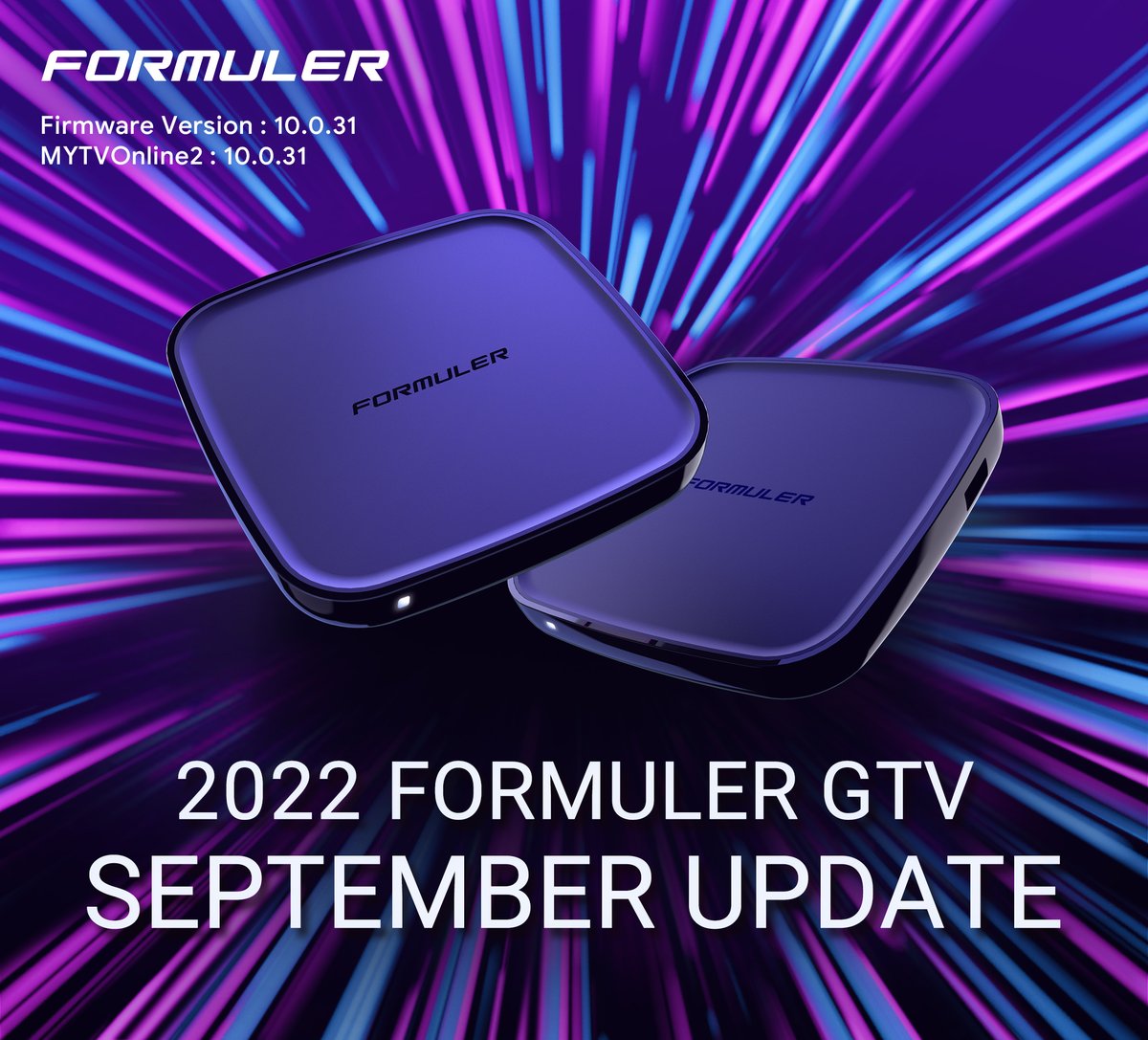 FormulerTv's tweet image. Announcing Formuler GTV version 10.0.31 update.

This update includes many fixes and improvements to enhance your GTV experience. Please install the update when you receive the notification on your device. 

Full release notes: formuler.tv/single-post/20…