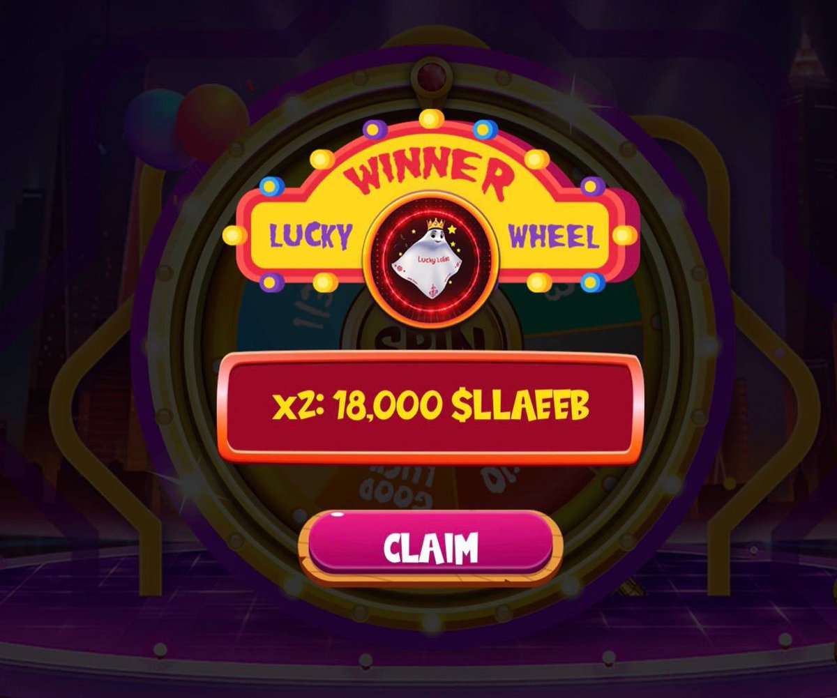 😘😘

🍀 You can play now at: wheel.luckylaeeb.com
#BSC #BNB #Lucky #LaEeb #WorldCup2022 #S2E #spintoearn