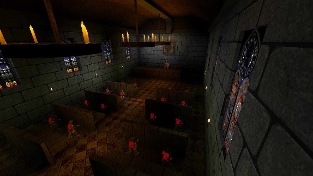 LscaEduardo's tweet photo. I'm bot happy at all with the ligthing of my previous post about #2HellGame so... i change it and very happy with the result
#gamedev #indiegamedev #indiegame #retroFPS https://t.co/WpfoQaAXFV