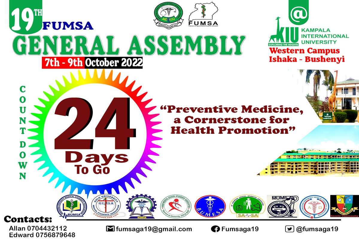 Amskiu2's tweet photo. @OfficialFUMSA @bumsa_official @Makerere_Medics @KUMSAOfficial @fom_gumsa @MBUMSA_OFFICIAL @SorotiUniversi1 @MSAKCU https://t.co/6kAjTqehW4